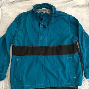 Vtg 80s/90s Aqua Windbreaker